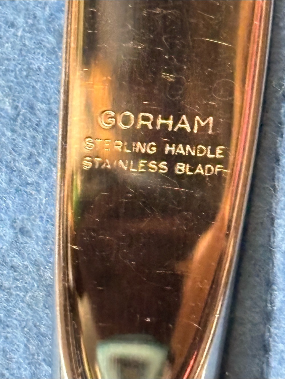 Gorham Rondo Sterling Silver Knife Set 14 Pc Dinner Knives Butter Spreaders - Picture 4 of 5